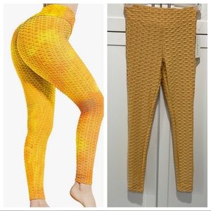 Honeycomb booty scrunch leggings